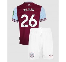 West Ham United Max Kilman #26 Koszulka Podstawowa dzieci 2024-25 Krótki Rękaw (+ krótkie spodenki)